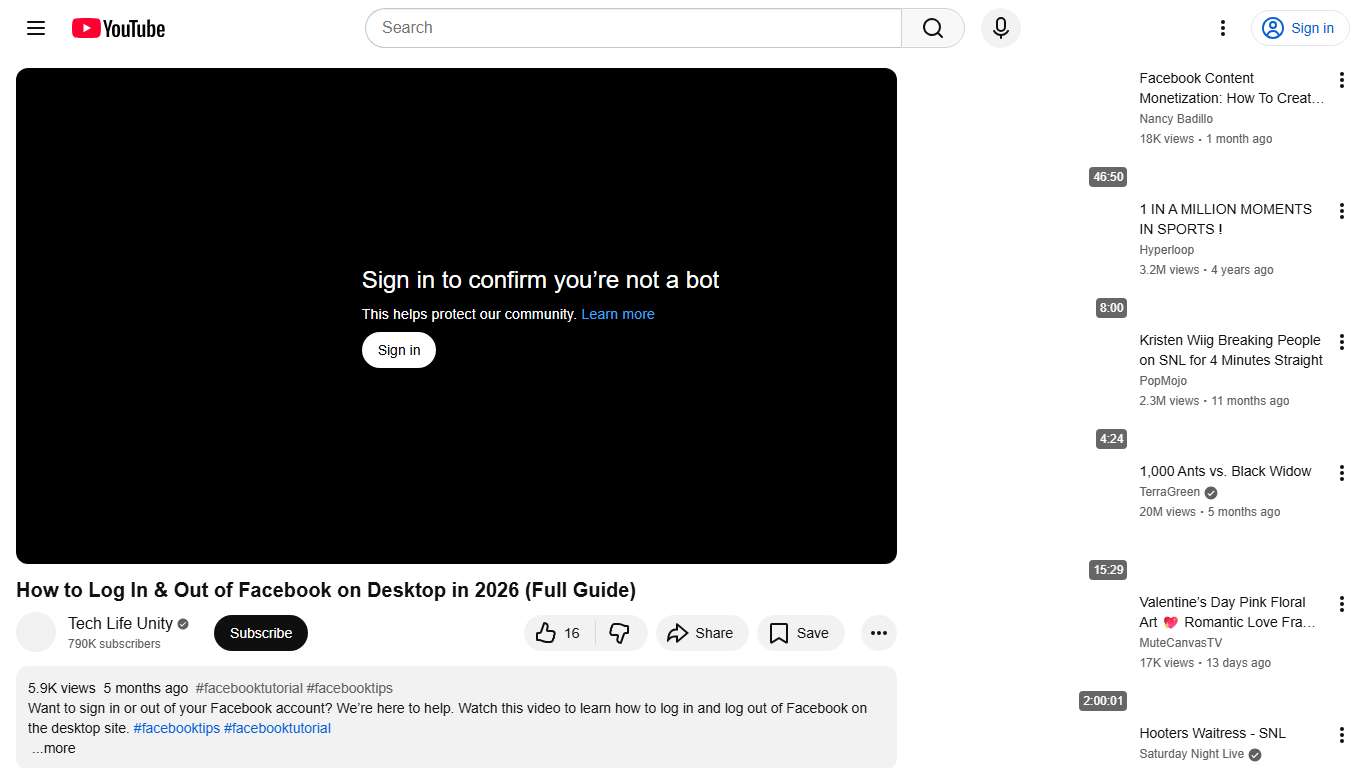 How to Log In & Out of Facebook on Desktop in 2026 (Full Guide) - YouTube